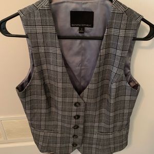 Banana republic tuxedo vest